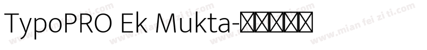 TypoPRO Ek Mukta字体转换